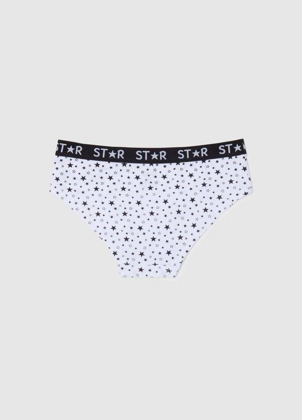 Ovs Culotte In Cotone Stretch Con Stampa Stelle
