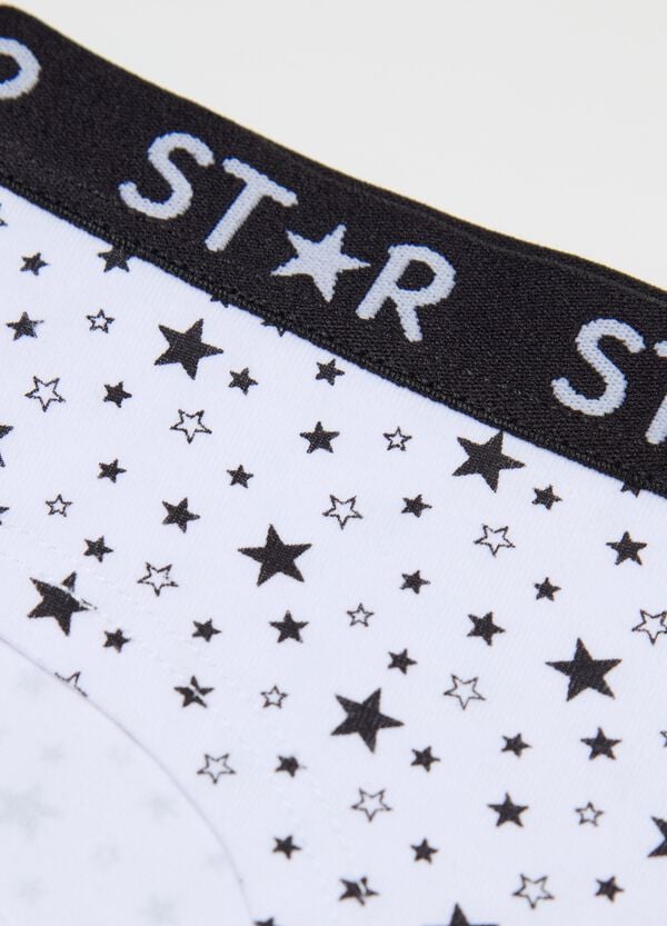 Ovs Culotte In Cotone Stretch Con Stampa Stelle