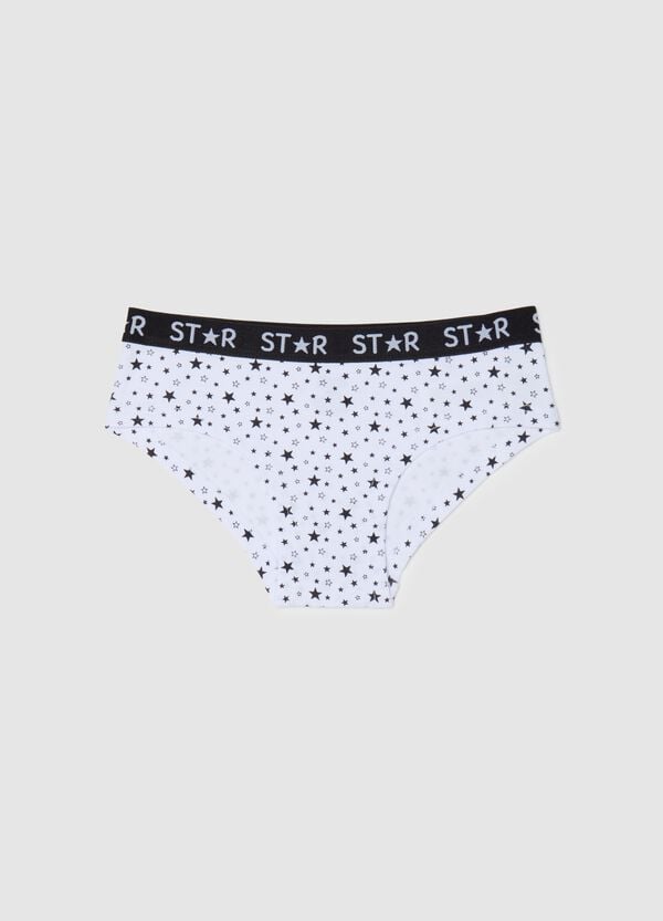 Ovs Culotte in cotone stretch con stampa stelle