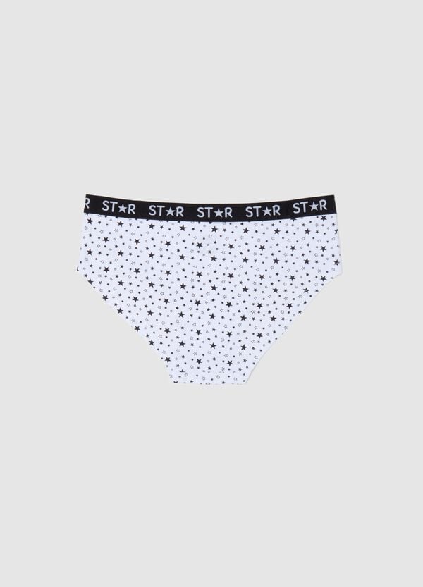 Ovs Culotte In Cotone Stretch Con Stampa Stelle