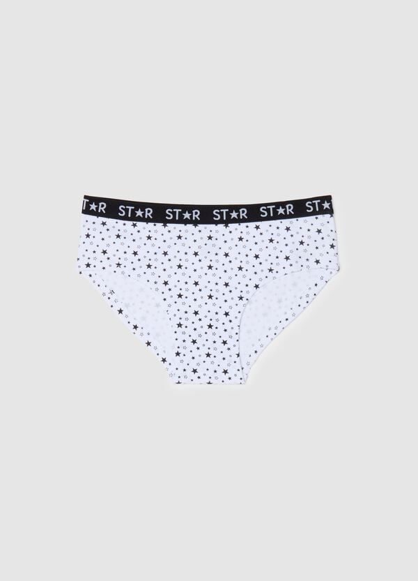 Ovs Culotte in cotone stretch con stampa stelle