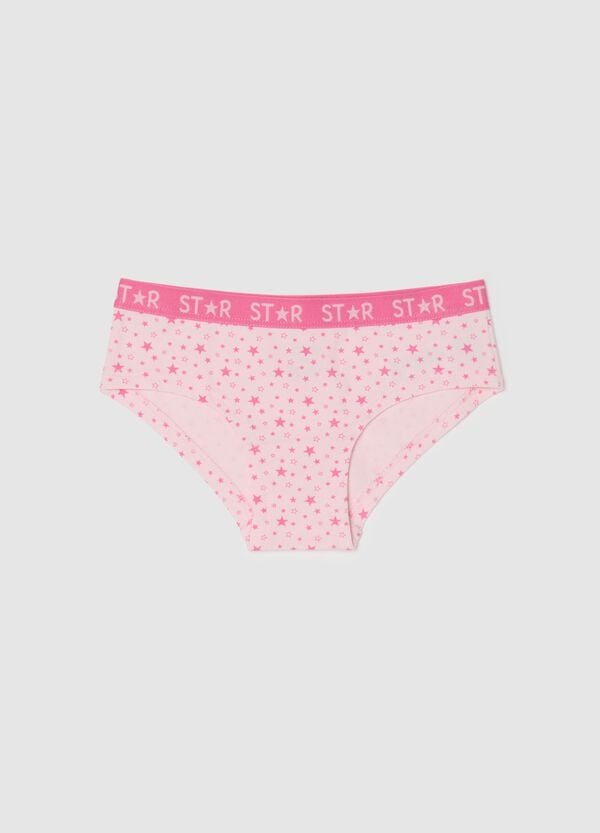 Ovs Culotte in cotone stretch con stampa stelle