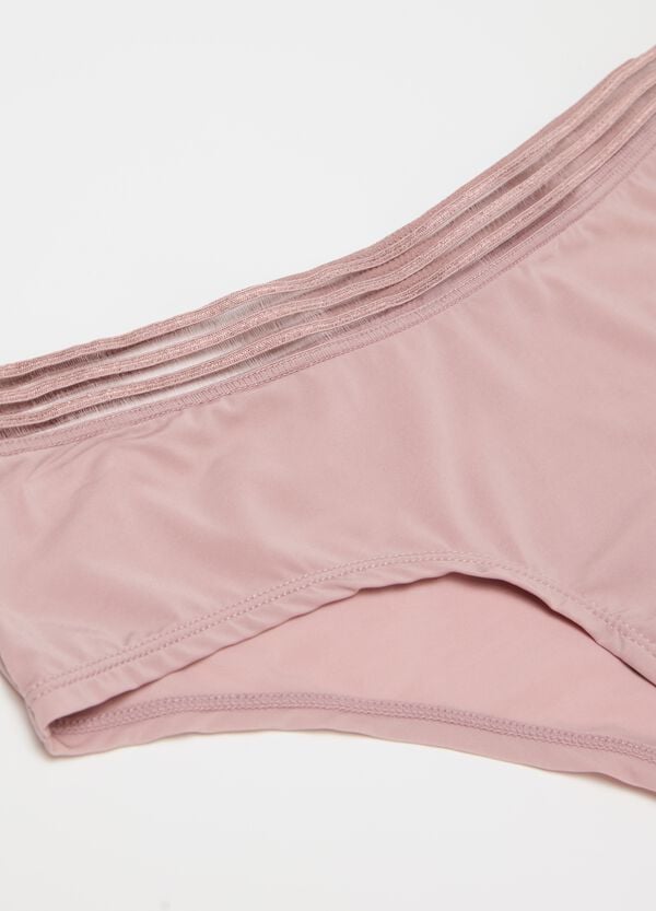 Ovs Culotte In Microfibra Con Elastico Rigato