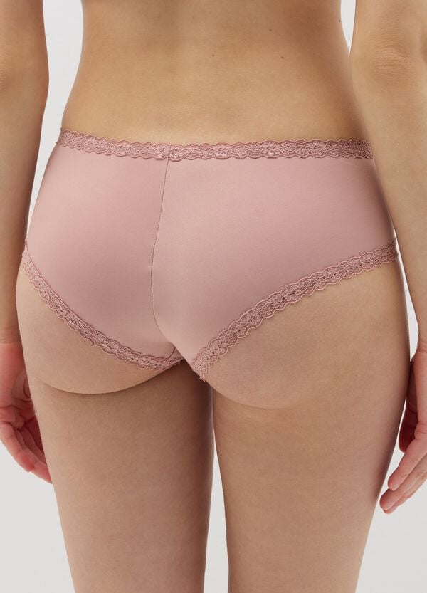 Ovs Culotte In Microfibra Con Pizzo