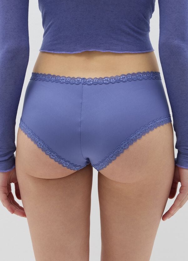 Ovs Culotte In Microfibra Con Pizzo