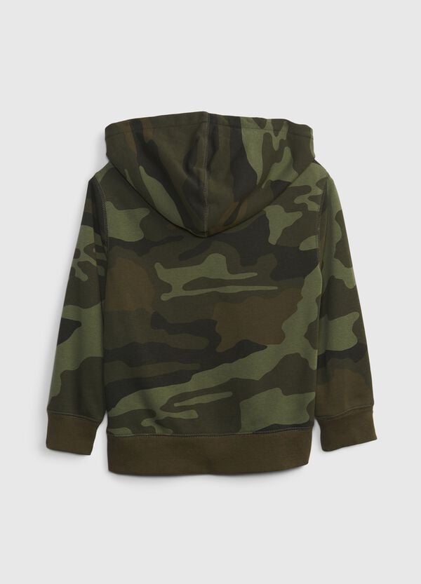 Ovs Felpa Camouflage Con Ricamo Logo