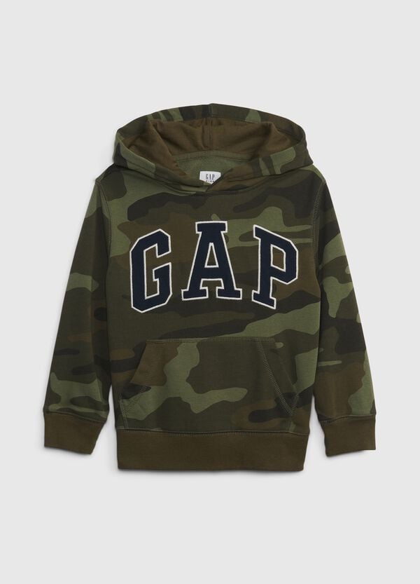 Ovs Felpa camouflage con ricamo logo