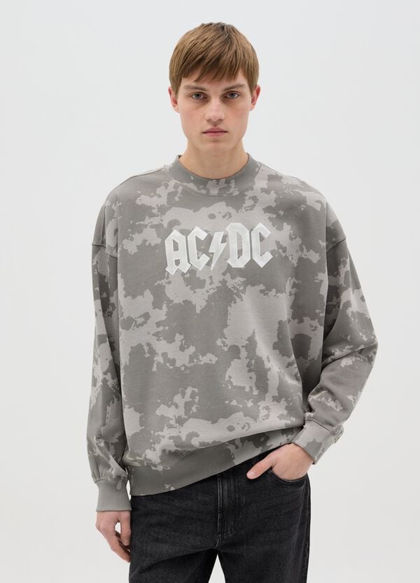 Ovs Felpa camouflage stampa AC/DC