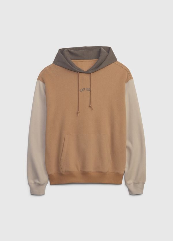 Ovs Felpa Color-block Con Cappuccio E Ricamo Logo