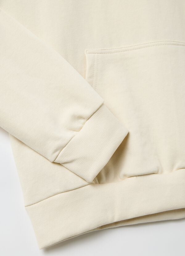 Ovs Felpa Con Cappuccio Beige