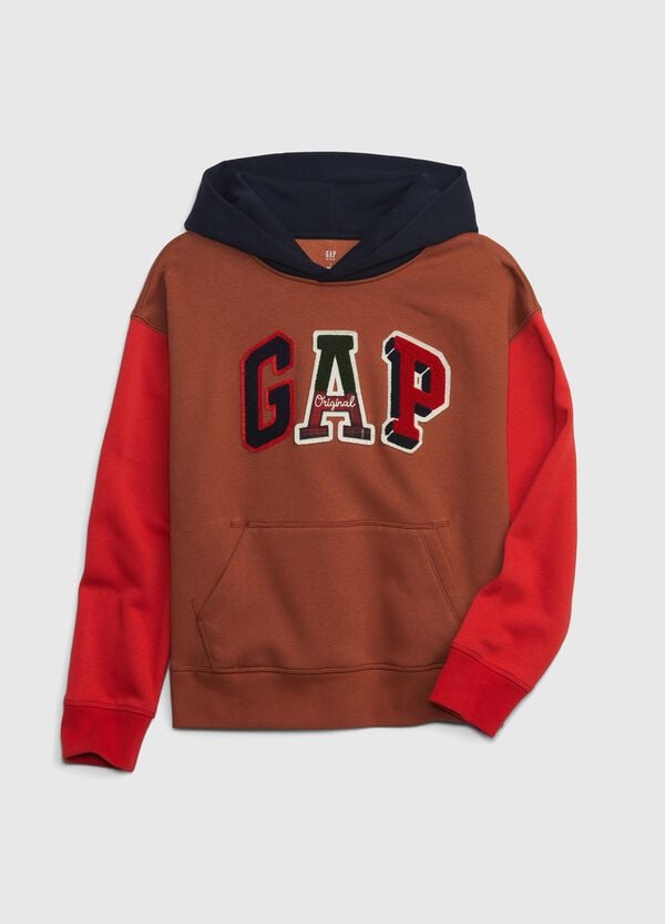 Ovs Felpa con cappuccio e patch logo