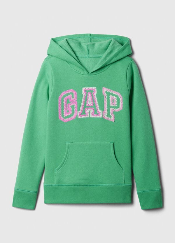 Ovs Felpa con cappuccio e ricamo logo macrame