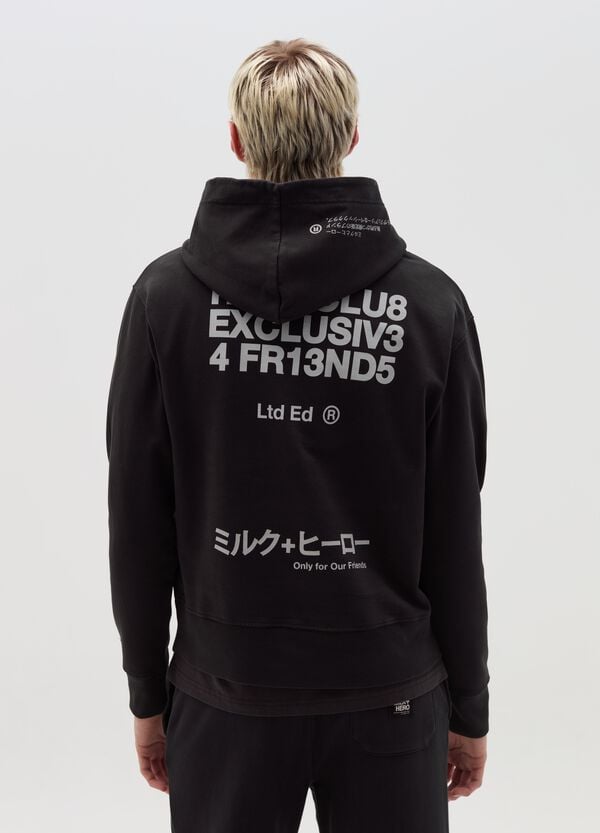 Ovs Felpa Con Cappuccio E Stampa