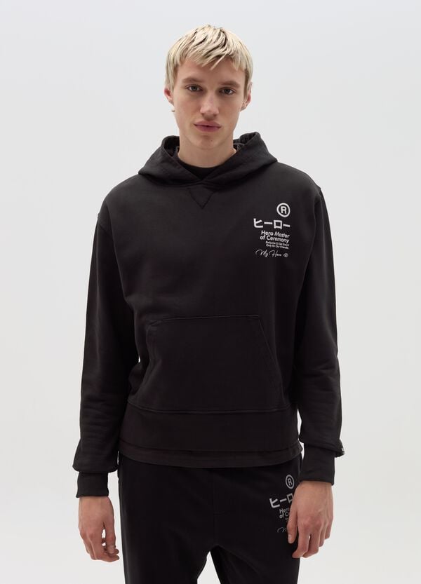 Ovs Felpa con cappuccio e stampa