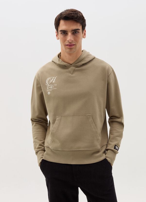 Ovs Felpa Con Cappuccio E Stampa