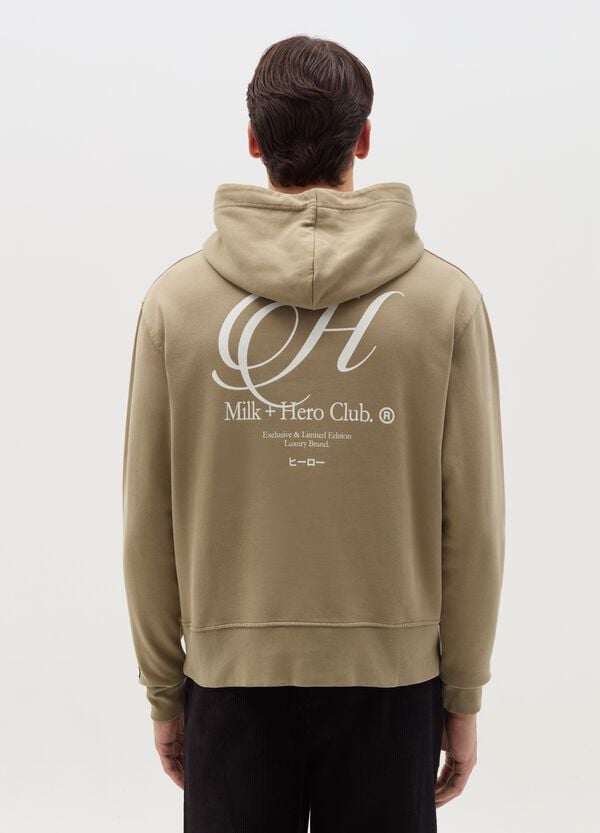 Ovs Felpa Con Cappuccio E Stampa