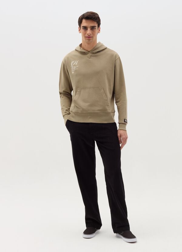 Ovs Felpa con cappuccio e stampa