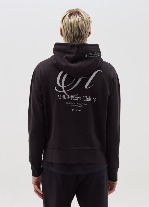 Ovs Felpa Con Cappuccio E Stampa