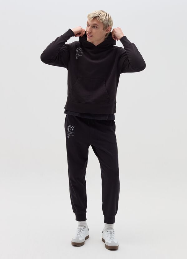 Ovs Felpa con cappuccio e stampa