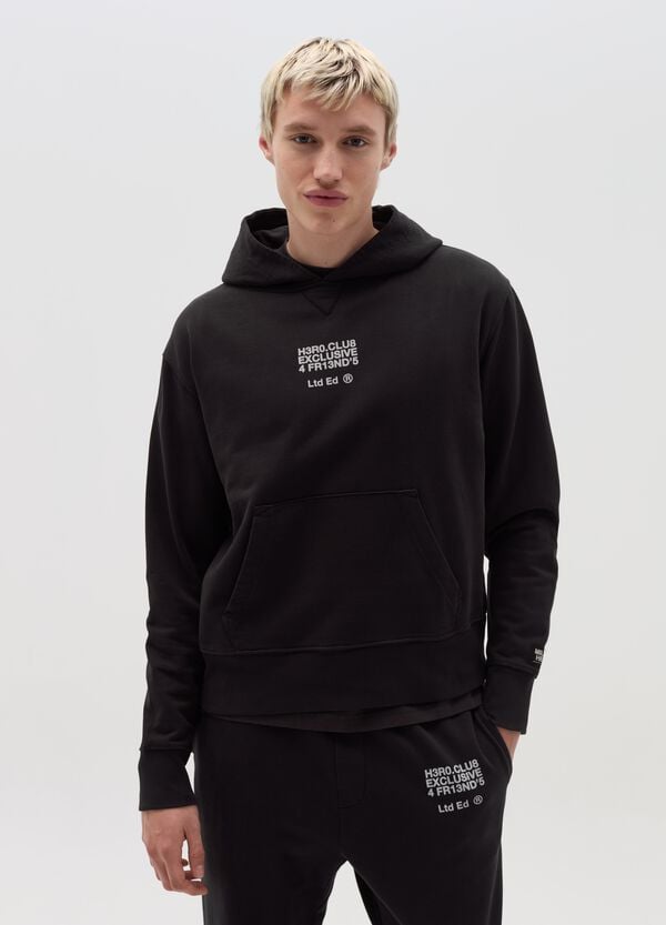 Ovs Felpa con cappuccio e stampa