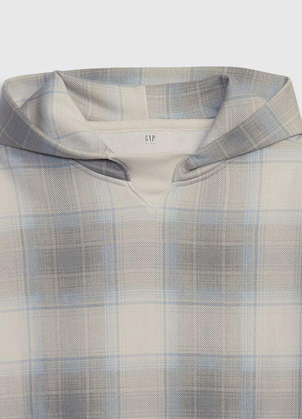 Ovs Felpa Con Cappuccio Fantasia Plaid