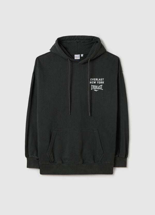 Ovs Felpa con cappuccio grigia stampa logo