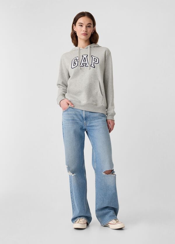 Ovs Felpa Con Cappuccio Ricamo Logo