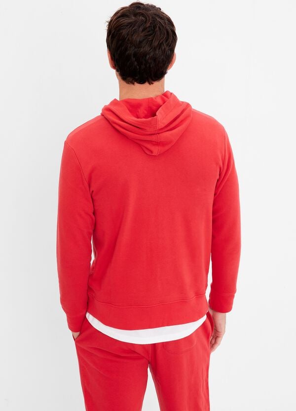 Ovs Felpa Con Cappuccio Ricamo Logo