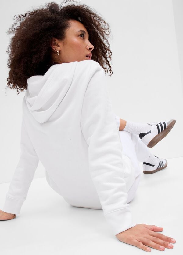 Ovs Felpa Con Cappuccio Ricamo Logo