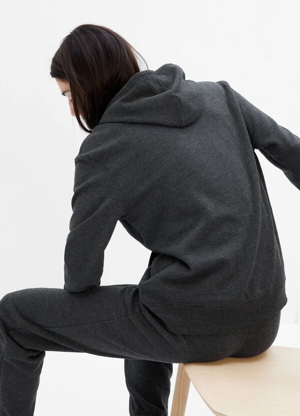 Ovs Felpa Con Cappuccio Ricamo Logo