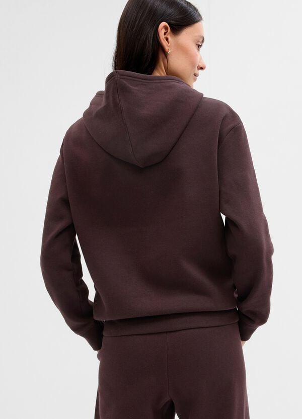 Ovs Felpa Con Cappuccio Ricamo Logo