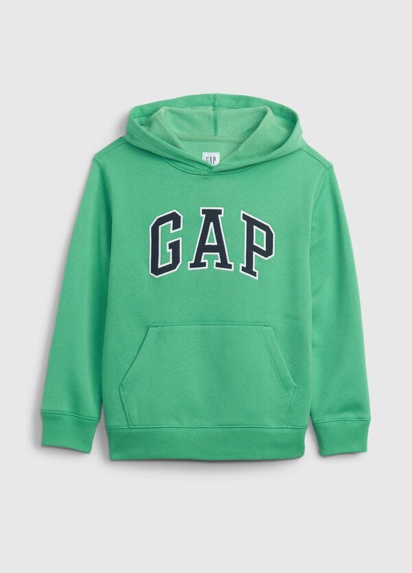 Ovs Felpa con cappuccio ricamo logo in mesh