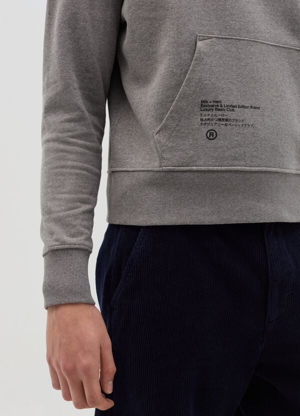 Ovs Felpa Con Cappuccio Stampa "Hero"