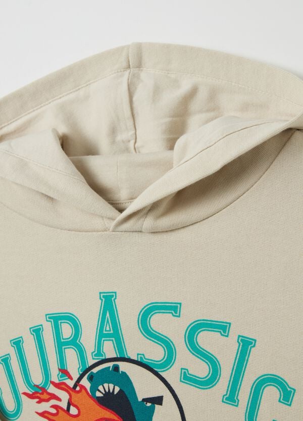 Ovs Felpa Con Cappuccio Stampa "Jurassic Academy"