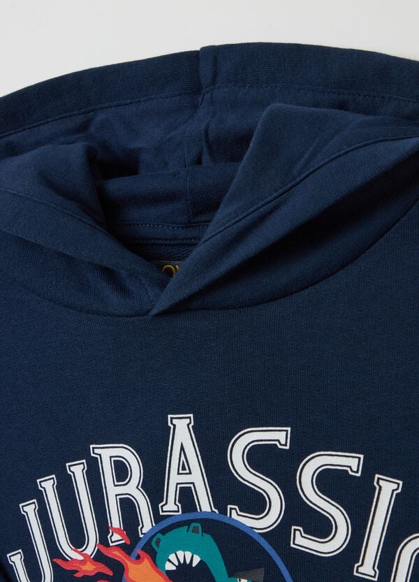 Ovs Felpa Con Cappuccio Stampa "Jurassic Academy"