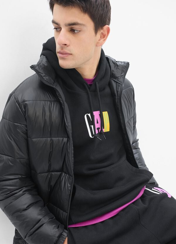 Ovs Felpa con cappuccio stampa logo multicolor