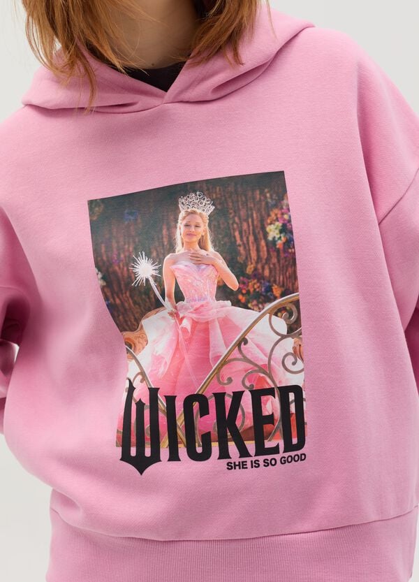 Ovs Felpa Con Cappuccio Stampa Wicked