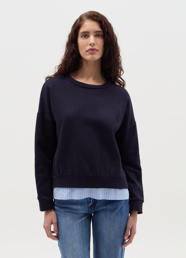 Ovs Felpa con inserto effetto doppio