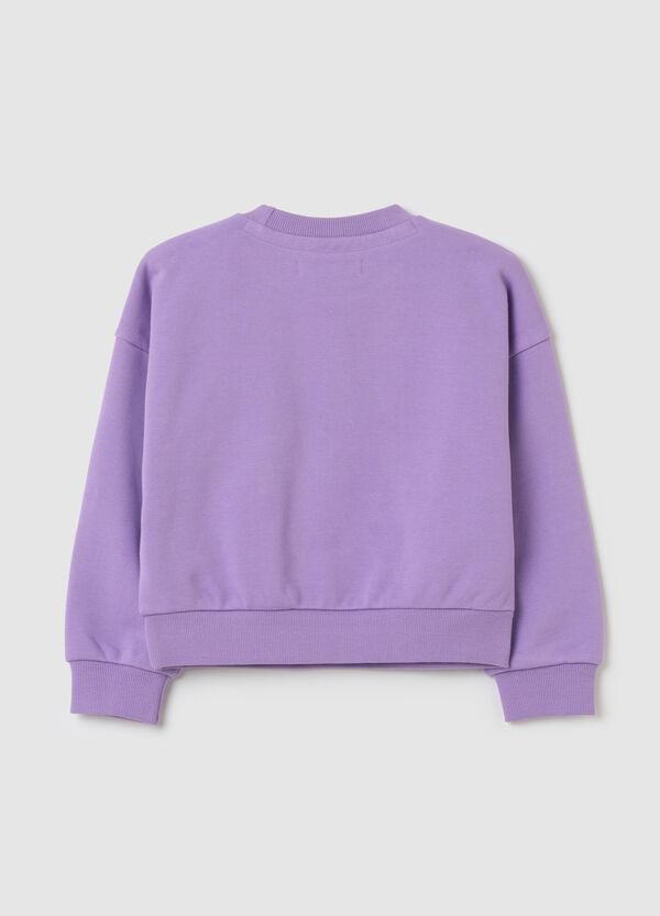 Ovs Felpa Con Paillettes E Stampa Arcobaleno