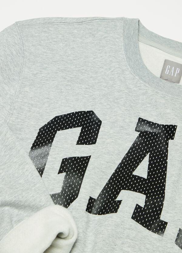 Ovs Felpa Con Stampa Logo Effetto Mesh