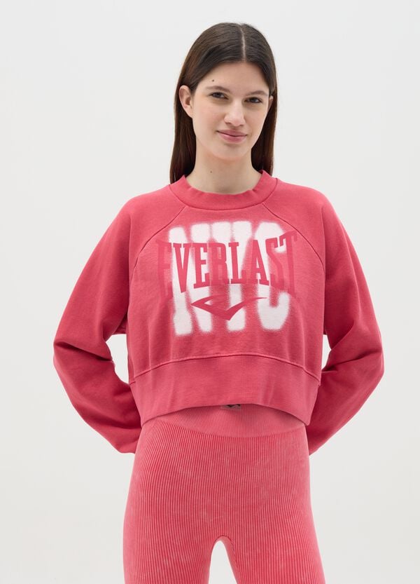 Ovs Felpa Cropped Con Stampa Logo