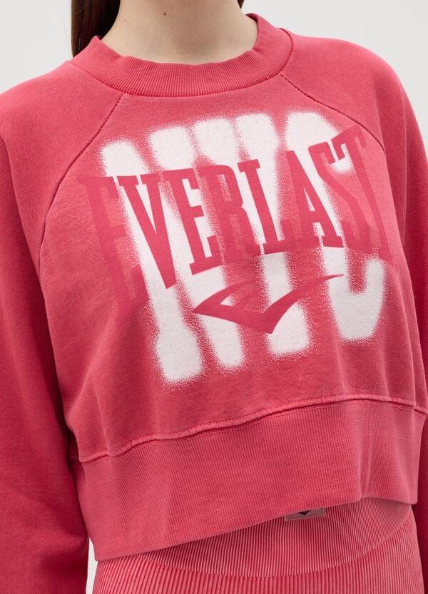 Ovs Felpa Cropped Con Stampa Logo