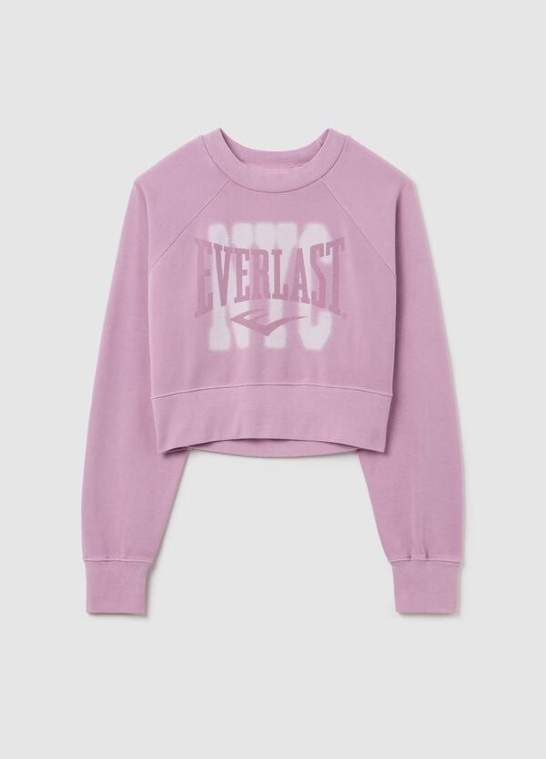 Ovs Felpa cropped con stampa logo