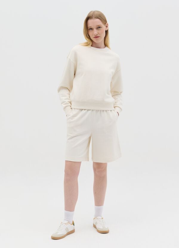 Ovs Felpa Essential Con Scollo Rotondo