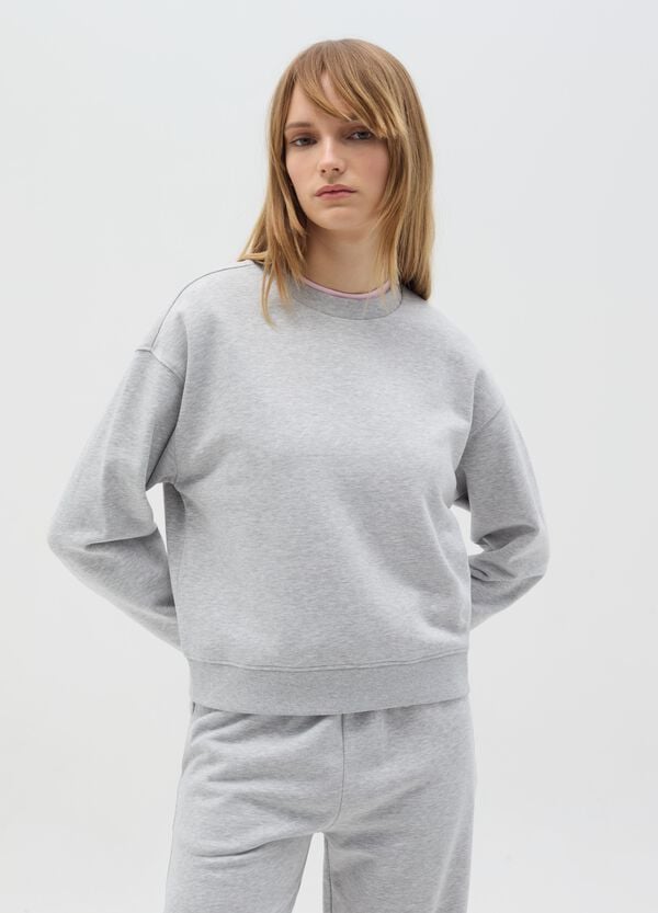 Ovs Felpa Essential con scollo rotondo