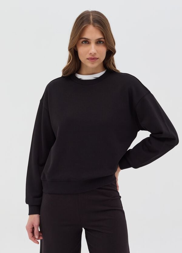 Ovs Felpa Essential con scollo rotondo