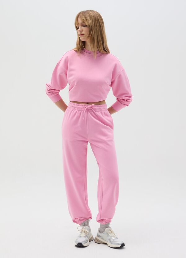 Ovs Felpa Essential con scollo rotondo