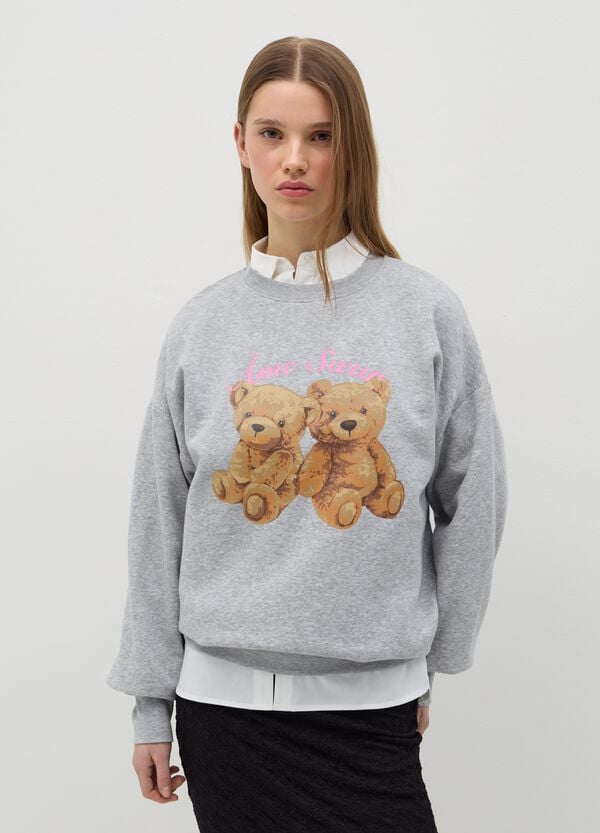 Ovs Felpa girocollo con stampa