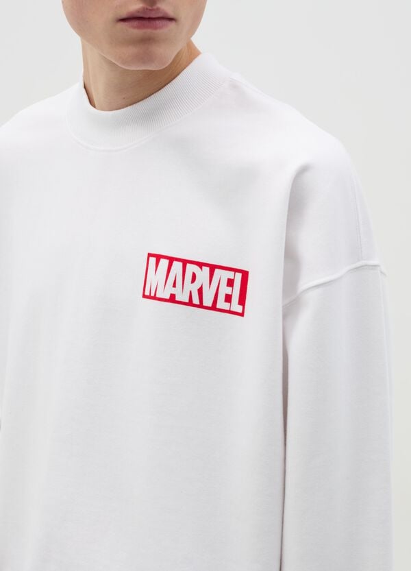 Ovs Felpa Girocollo Stampa Marvel