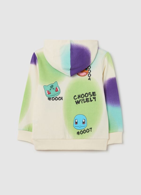Ovs Felpa In Cotone Con Cappuccio Stampa Pikachu